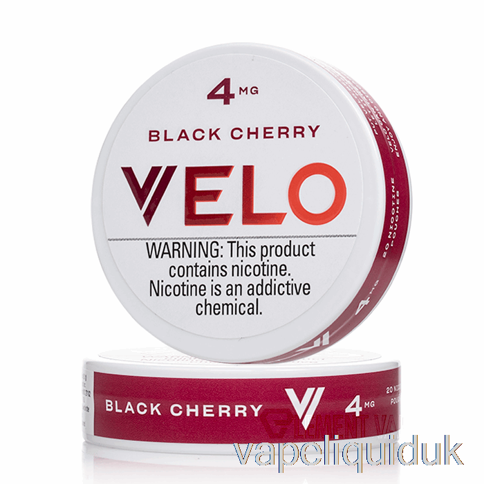 VELO Nicotine Pouches - BLACK CHERRY 4mg Vape Juice
